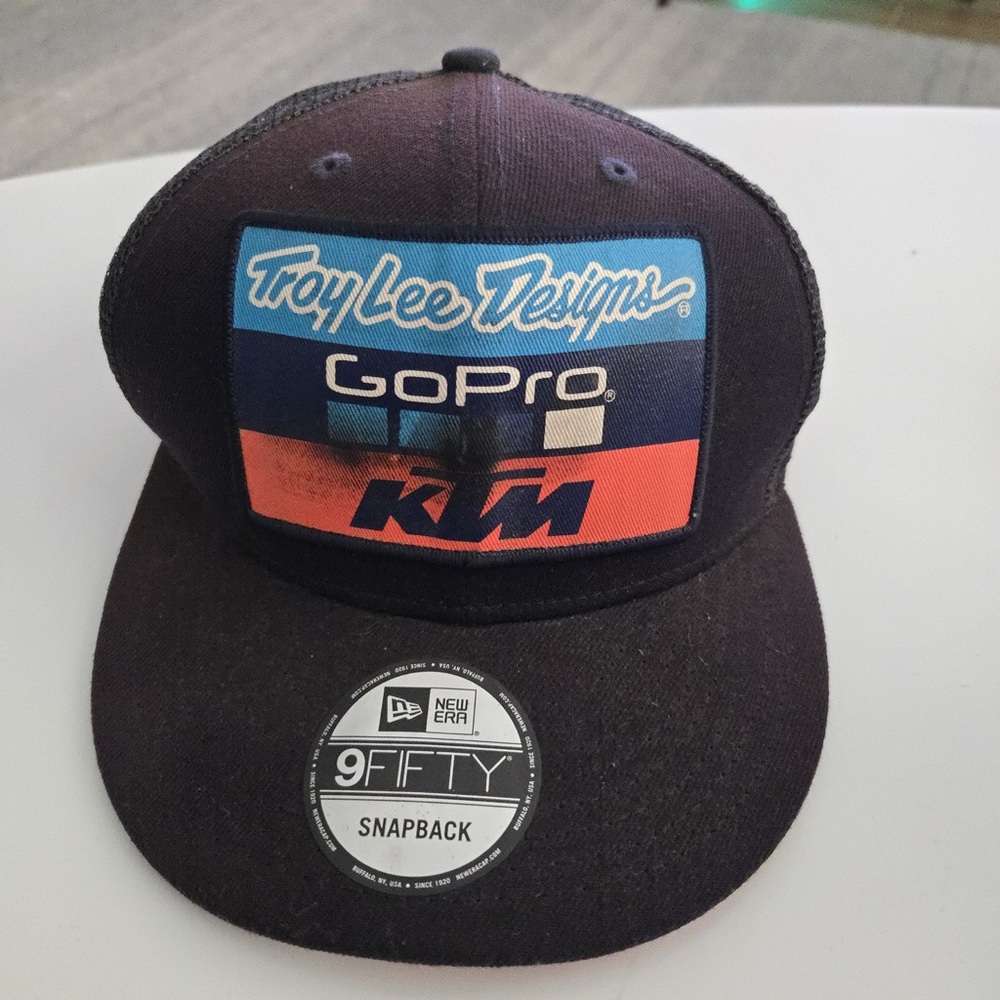 Troy Lee Designs New Era 9Fifty Trucker Hat Snapback Cap KTM GoPro.